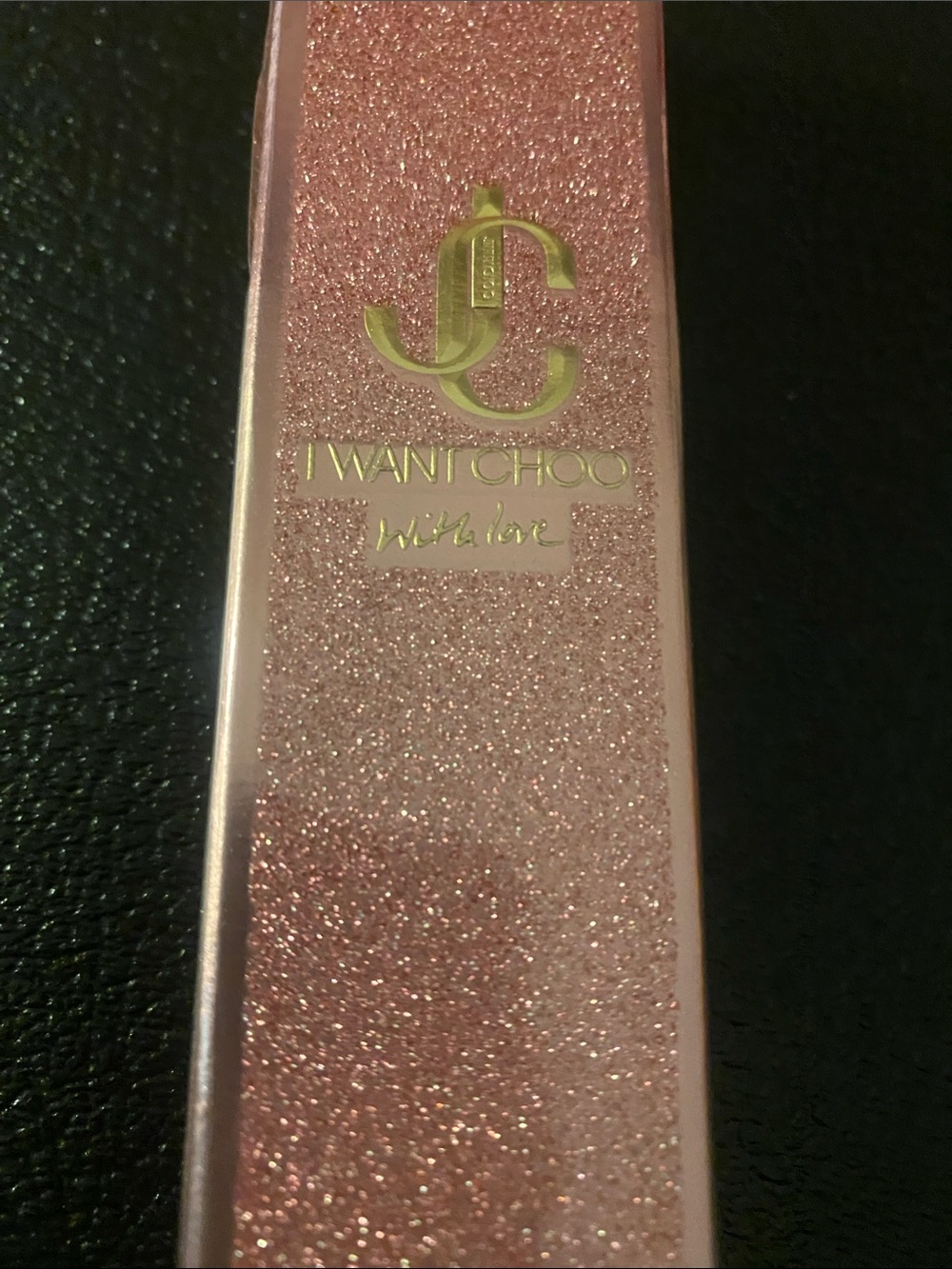 Jimmy Choo I Want Choo Glitterbox with- Rose scent spray